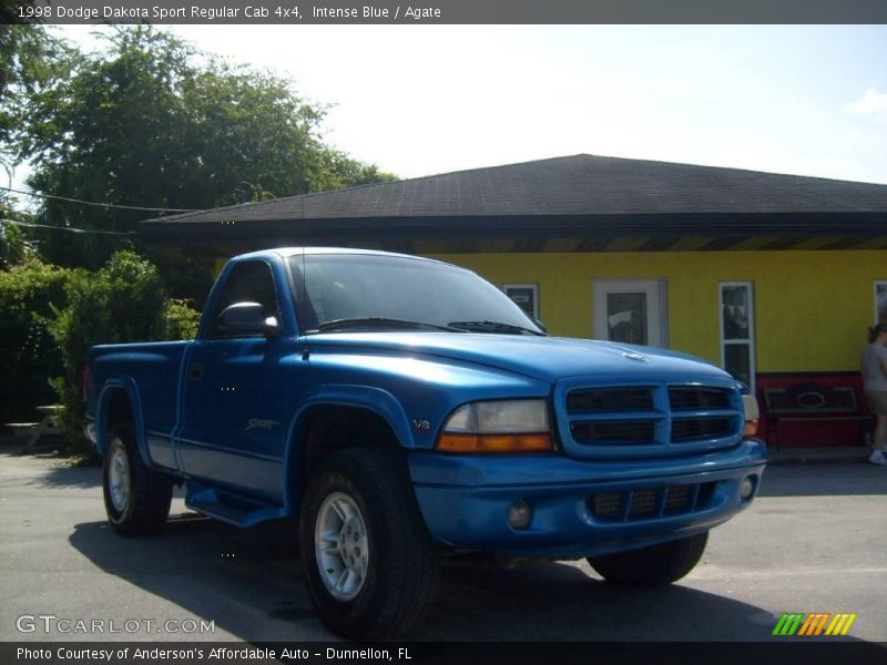 Intense Blue / Agate 1998 Dodge Dakota Sport Regular Cab 4x4