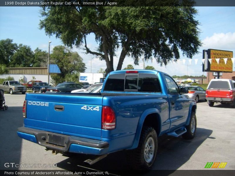 Intense Blue / Agate 1998 Dodge Dakota Sport Regular Cab 4x4