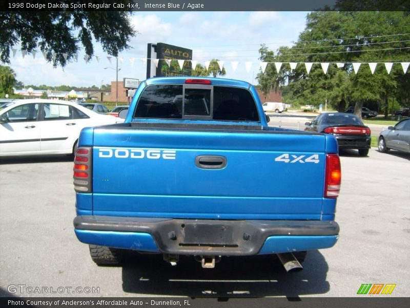 Intense Blue / Agate 1998 Dodge Dakota Sport Regular Cab 4x4