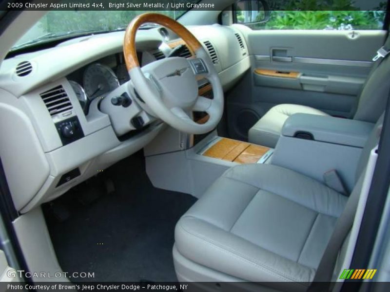 Bright Silver Metallic / Light Graystone 2009 Chrysler Aspen Limited 4x4