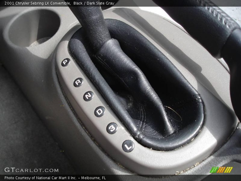 Black / Dark Slate Gray 2001 Chrysler Sebring LX Convertible