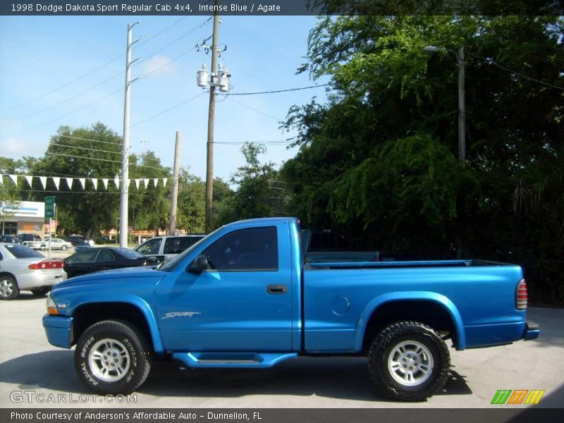 Intense Blue / Agate 1998 Dodge Dakota Sport Regular Cab 4x4
