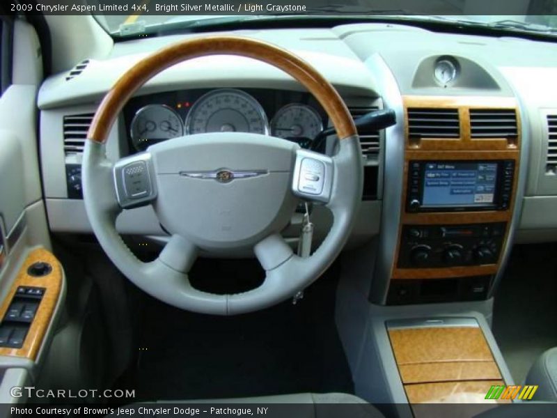 Bright Silver Metallic / Light Graystone 2009 Chrysler Aspen Limited 4x4