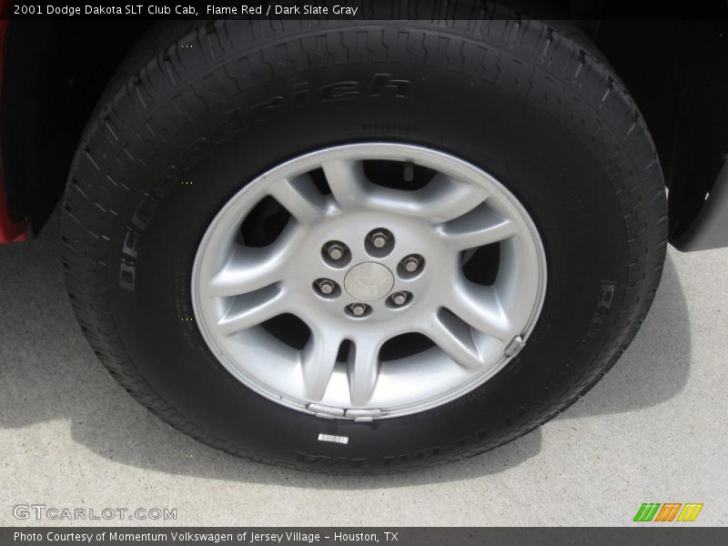 Flame Red / Dark Slate Gray 2001 Dodge Dakota SLT Club Cab