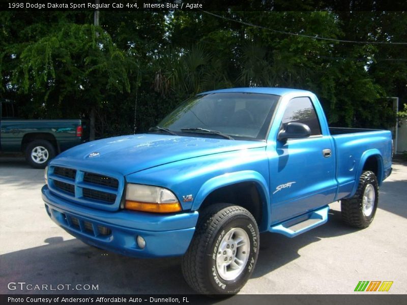 Intense Blue / Agate 1998 Dodge Dakota Sport Regular Cab 4x4