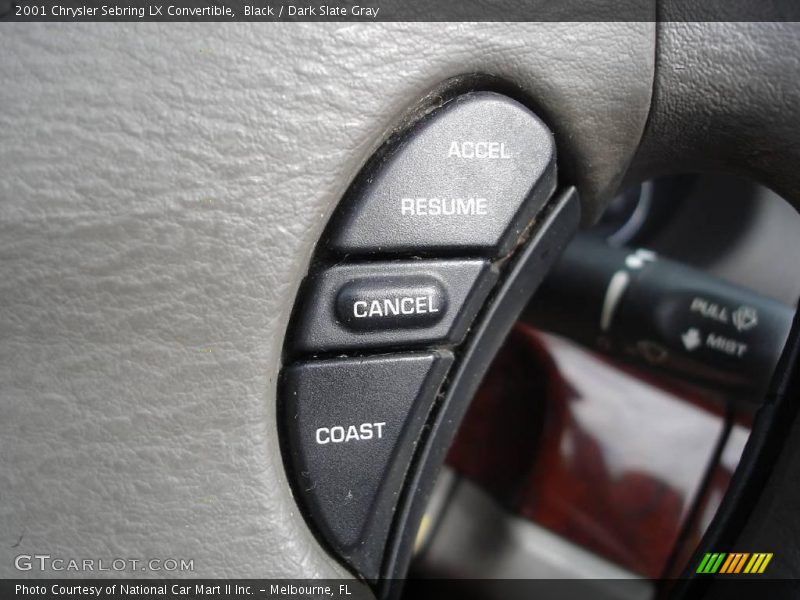 Black / Dark Slate Gray 2001 Chrysler Sebring LX Convertible