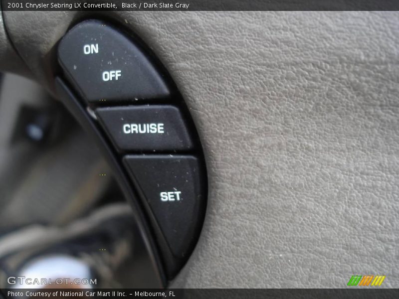 Black / Dark Slate Gray 2001 Chrysler Sebring LX Convertible