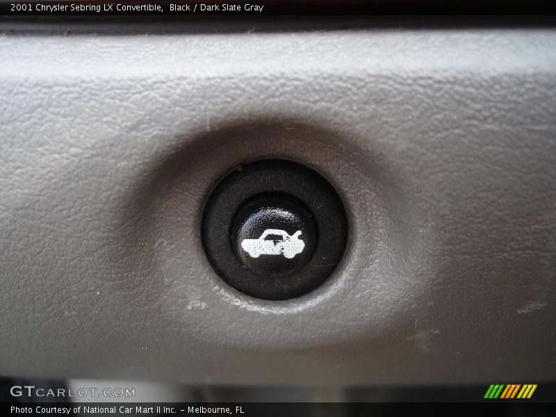 Black / Dark Slate Gray 2001 Chrysler Sebring LX Convertible