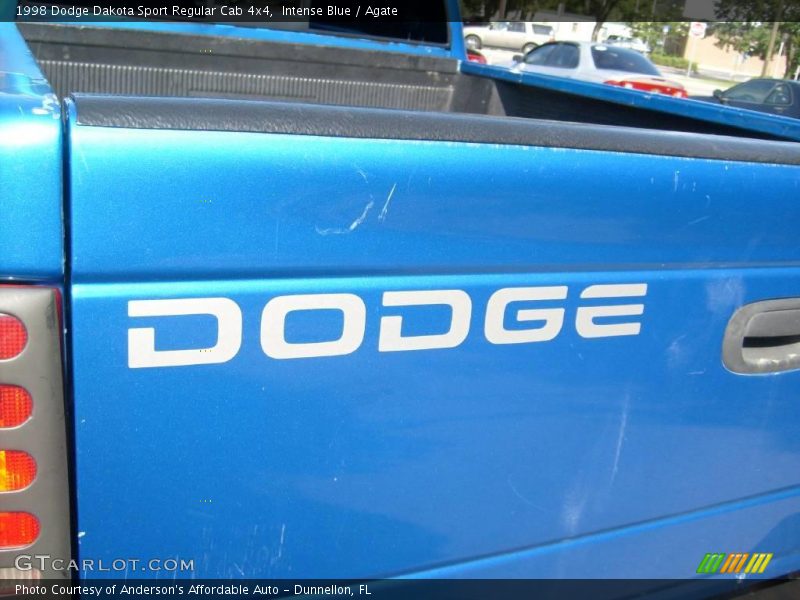 Intense Blue / Agate 1998 Dodge Dakota Sport Regular Cab 4x4