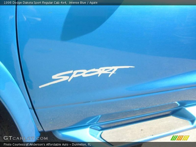 Intense Blue / Agate 1998 Dodge Dakota Sport Regular Cab 4x4