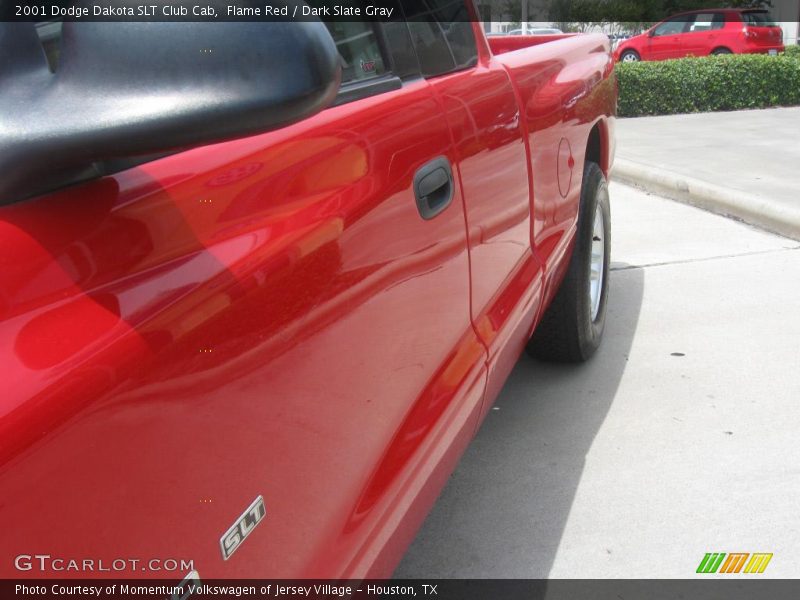 Flame Red / Dark Slate Gray 2001 Dodge Dakota SLT Club Cab