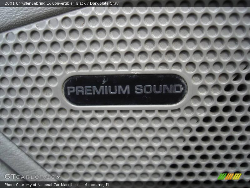Black / Dark Slate Gray 2001 Chrysler Sebring LX Convertible