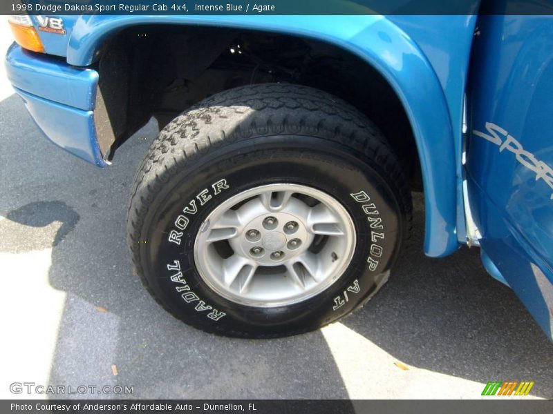 Intense Blue / Agate 1998 Dodge Dakota Sport Regular Cab 4x4