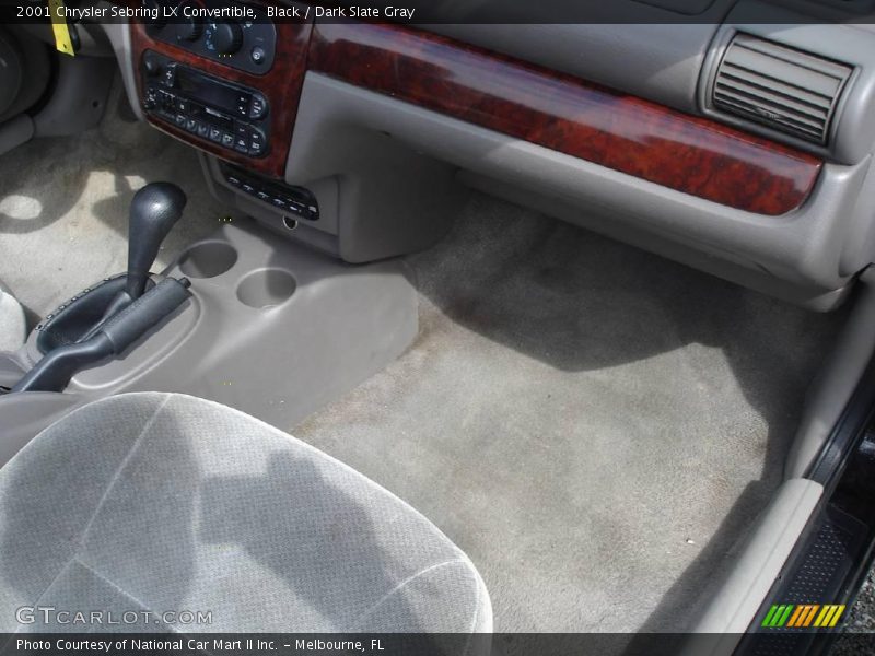 Black / Dark Slate Gray 2001 Chrysler Sebring LX Convertible