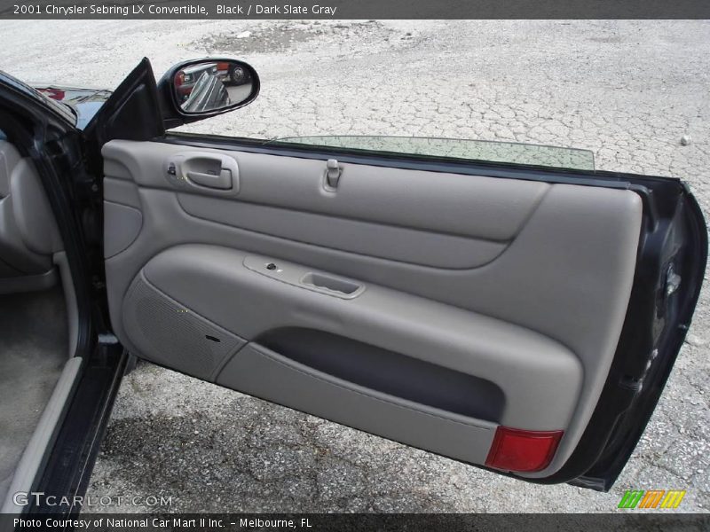 Black / Dark Slate Gray 2001 Chrysler Sebring LX Convertible
