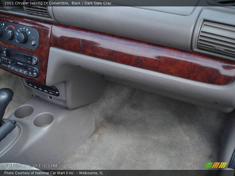 Black / Dark Slate Gray 2001 Chrysler Sebring LX Convertible