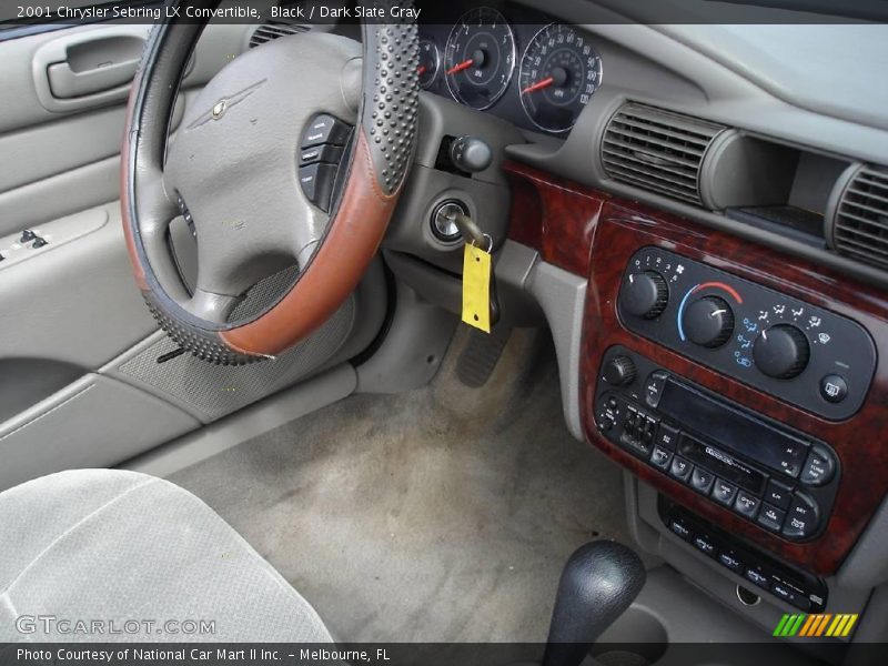 Black / Dark Slate Gray 2001 Chrysler Sebring LX Convertible