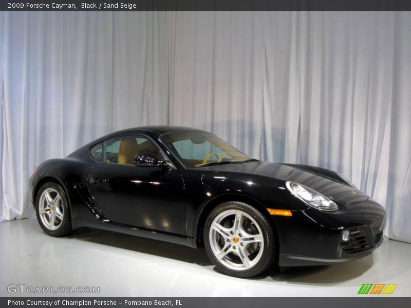 Black / Sand Beige 2009 Porsche Cayman