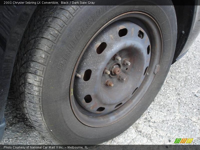Black / Dark Slate Gray 2001 Chrysler Sebring LX Convertible