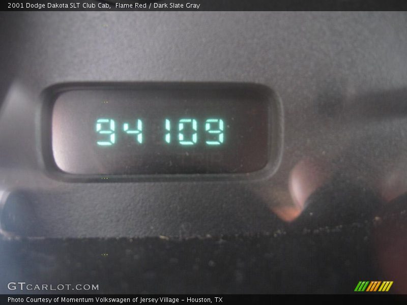 Flame Red / Dark Slate Gray 2001 Dodge Dakota SLT Club Cab
