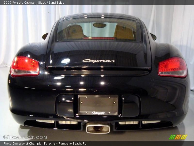 Black / Sand Beige 2009 Porsche Cayman