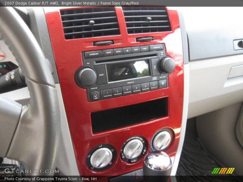 Bright Silver Metallic / Pastel Slate Gray/Red 2007 Dodge Caliber R/T AWD