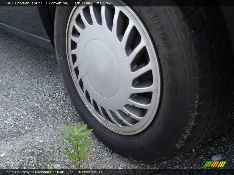 Black / Dark Slate Gray 2001 Chrysler Sebring LX Convertible
