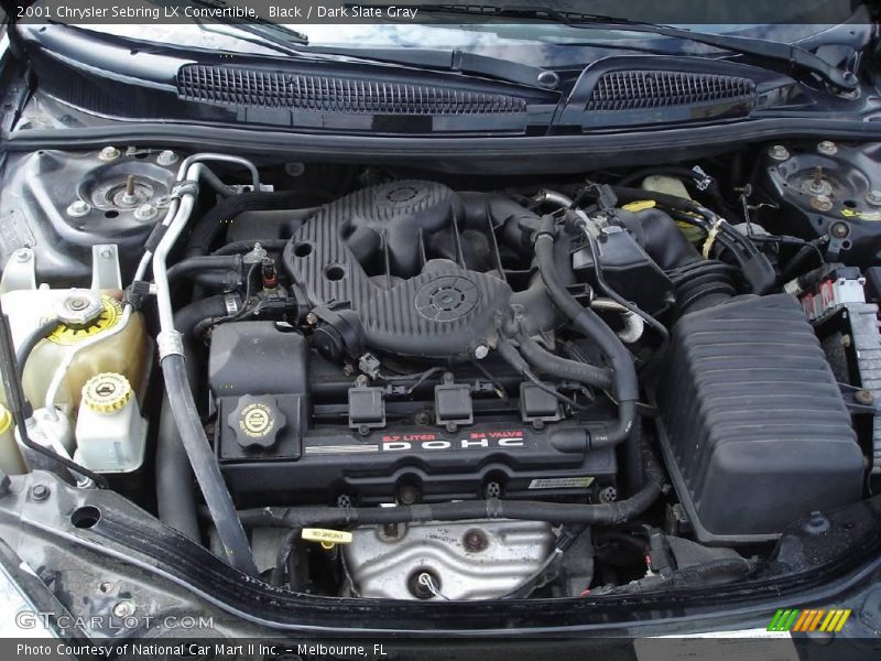 Black / Dark Slate Gray 2001 Chrysler Sebring LX Convertible