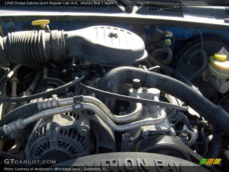 Intense Blue / Agate 1998 Dodge Dakota Sport Regular Cab 4x4