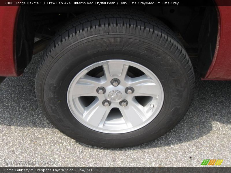 Inferno Red Crystal Pearl / Dark Slate Gray/Medium Slate Gray 2008 Dodge Dakota SLT Crew Cab 4x4