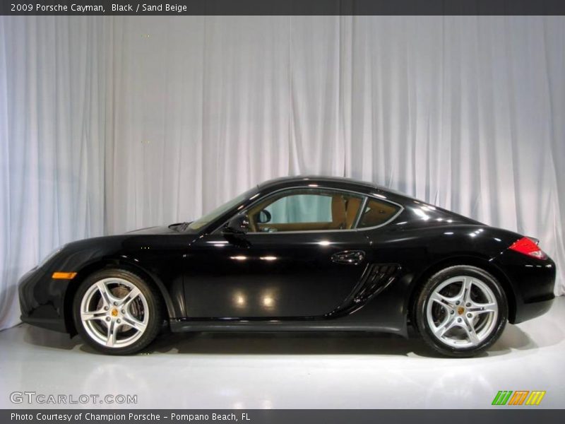 Black / Sand Beige 2009 Porsche Cayman