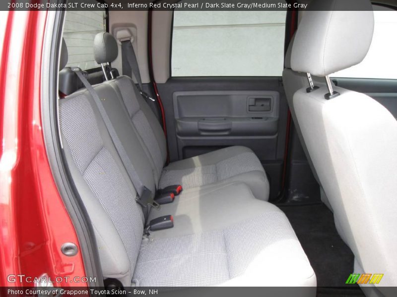 Inferno Red Crystal Pearl / Dark Slate Gray/Medium Slate Gray 2008 Dodge Dakota SLT Crew Cab 4x4