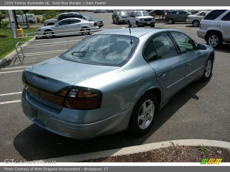 Steel Blue Metallic / Dark Pewter 2003 Pontiac Bonneville SE