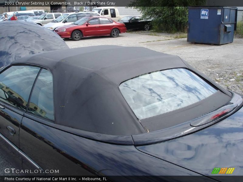 Black / Dark Slate Gray 2001 Chrysler Sebring LX Convertible
