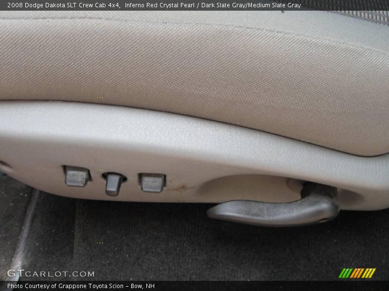 Inferno Red Crystal Pearl / Dark Slate Gray/Medium Slate Gray 2008 Dodge Dakota SLT Crew Cab 4x4