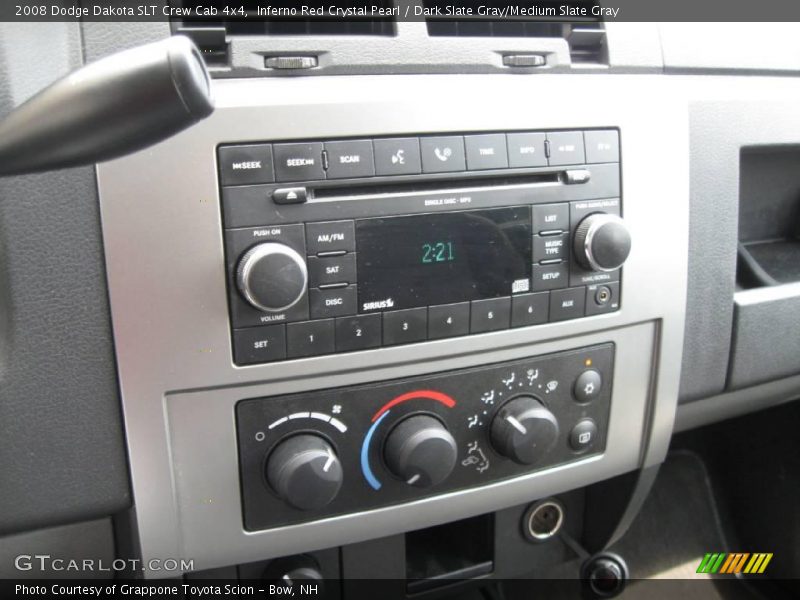 Inferno Red Crystal Pearl / Dark Slate Gray/Medium Slate Gray 2008 Dodge Dakota SLT Crew Cab 4x4