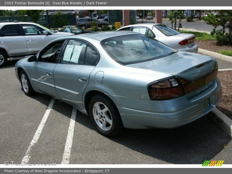 Steel Blue Metallic / Dark Pewter 2003 Pontiac Bonneville SE