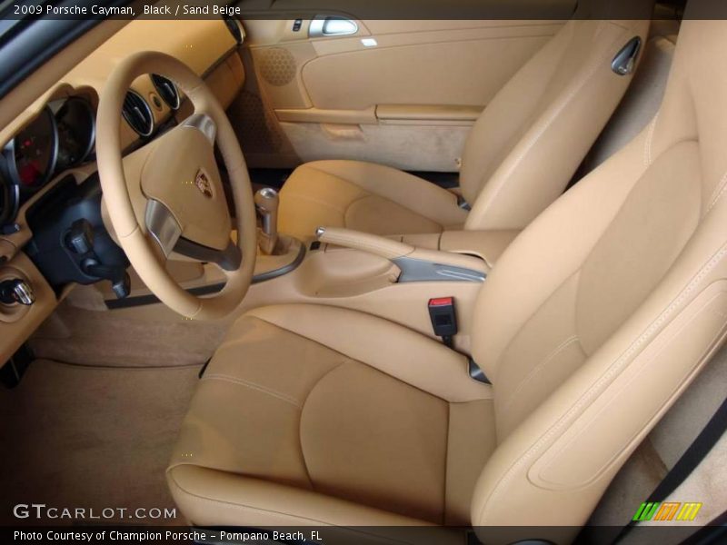 Black / Sand Beige 2009 Porsche Cayman