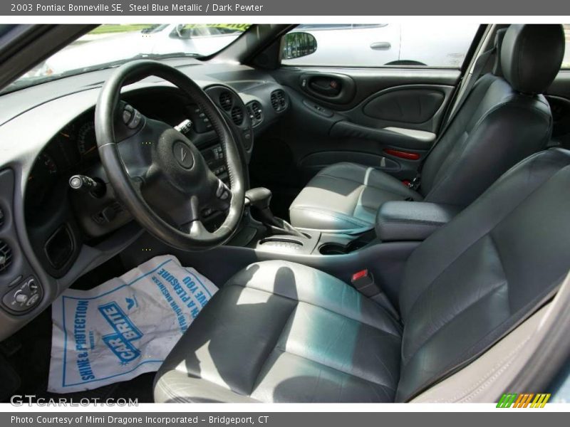 Steel Blue Metallic / Dark Pewter 2003 Pontiac Bonneville SE