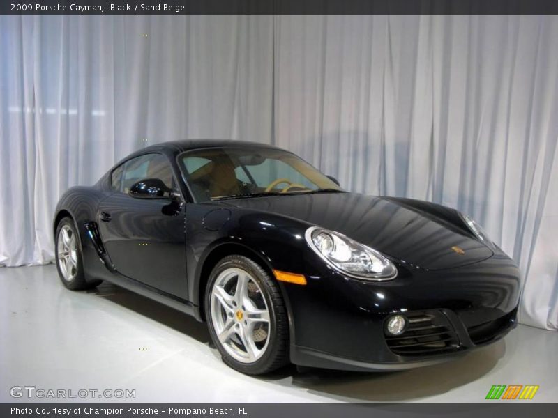 Black / Sand Beige 2009 Porsche Cayman