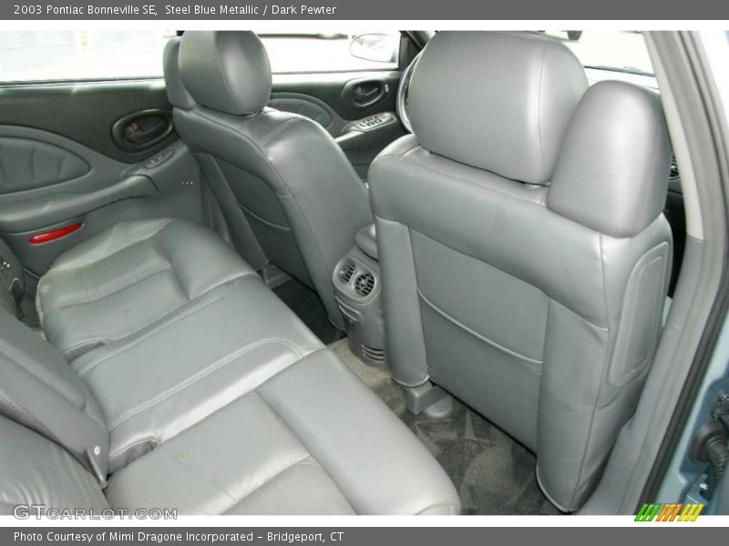 Steel Blue Metallic / Dark Pewter 2003 Pontiac Bonneville SE