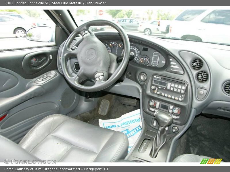 Steel Blue Metallic / Dark Pewter 2003 Pontiac Bonneville SE