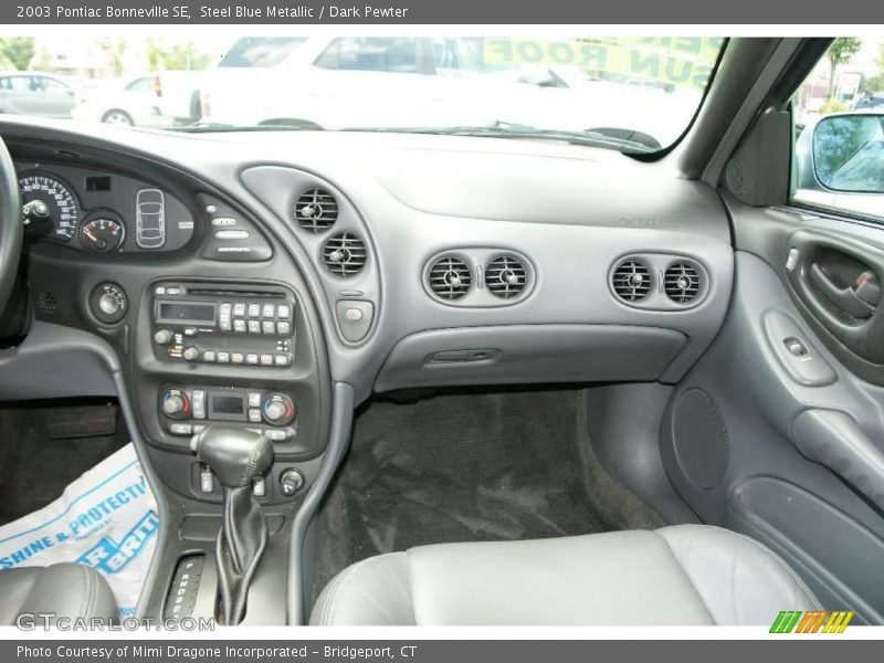 Steel Blue Metallic / Dark Pewter 2003 Pontiac Bonneville SE