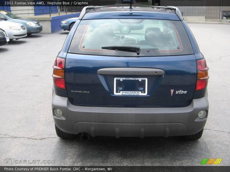 Neptune Blue / Graphite 2003 Pontiac Vibe AWD