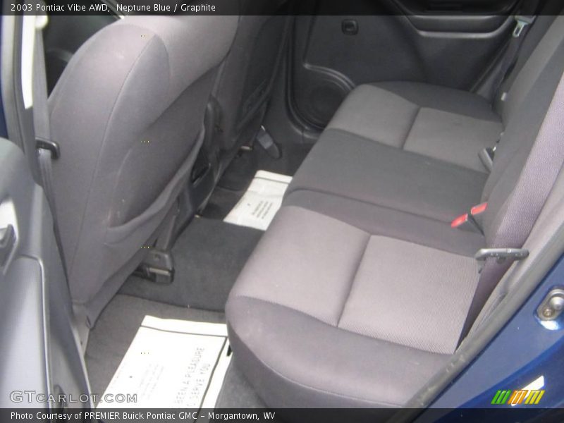 Neptune Blue / Graphite 2003 Pontiac Vibe AWD