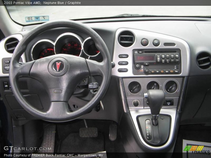 Neptune Blue / Graphite 2003 Pontiac Vibe AWD