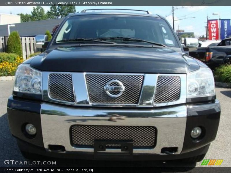 Galaxy Black / Graphite/Titanium 2005 Nissan Armada LE 4x4