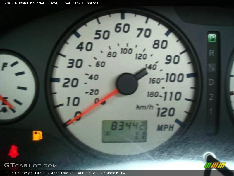 Super Black / Charcoal 2003 Nissan Pathfinder SE 4x4