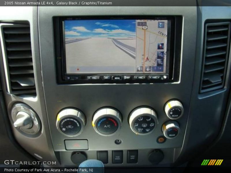 Galaxy Black / Graphite/Titanium 2005 Nissan Armada LE 4x4