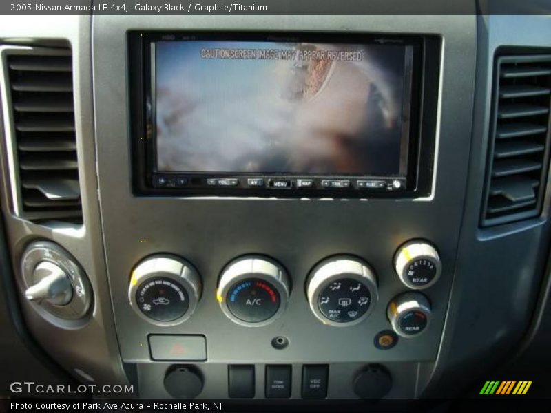 Galaxy Black / Graphite/Titanium 2005 Nissan Armada LE 4x4
